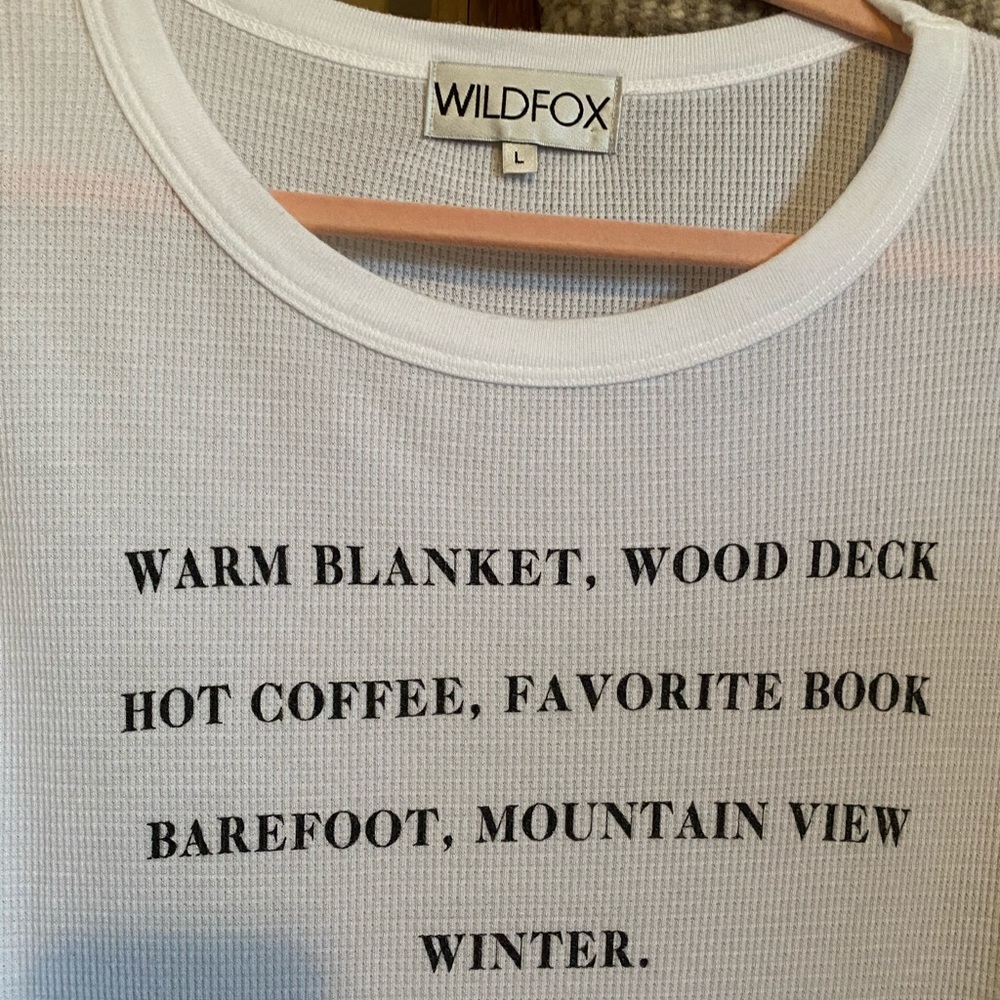 Wildfox Long Sleeve Shirt